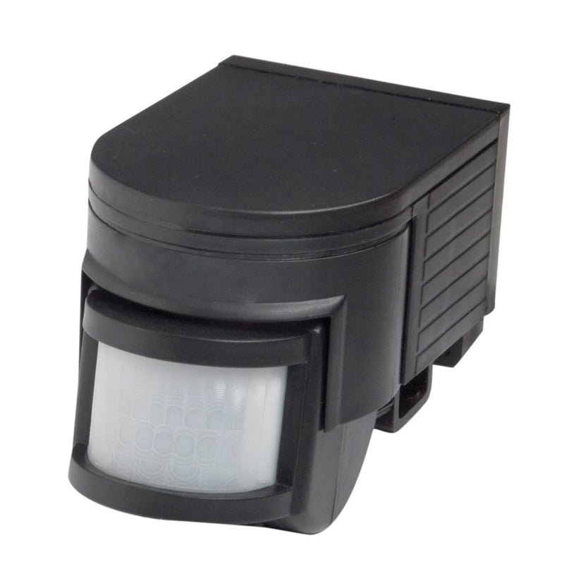 MOTION DETECTOR 180, 10 seconds 10 minutes, IP44, Black