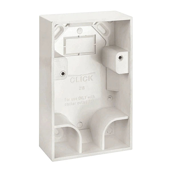 Pattress For Use With Prw217 35mm White
