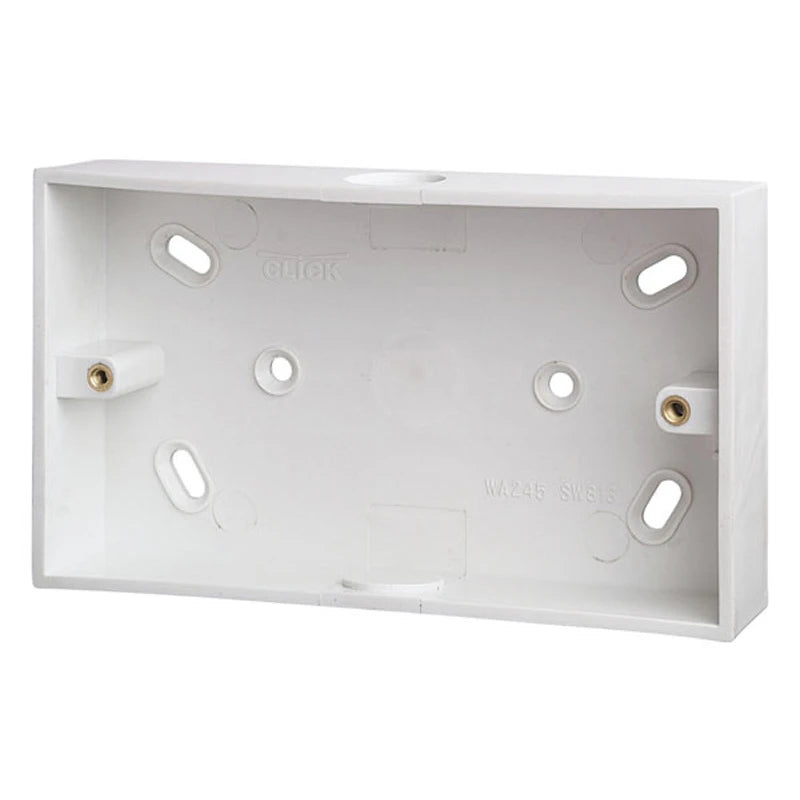 Box 2 Gang Conduit 29mm PVC
