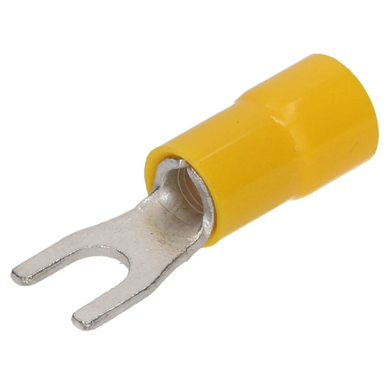 4mm²-6mm² fork terminal 4.3mm yellow [Pack of 100]