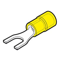 4mm²-6mm² fork terminal 4.3mm yellow [Pack of 100]