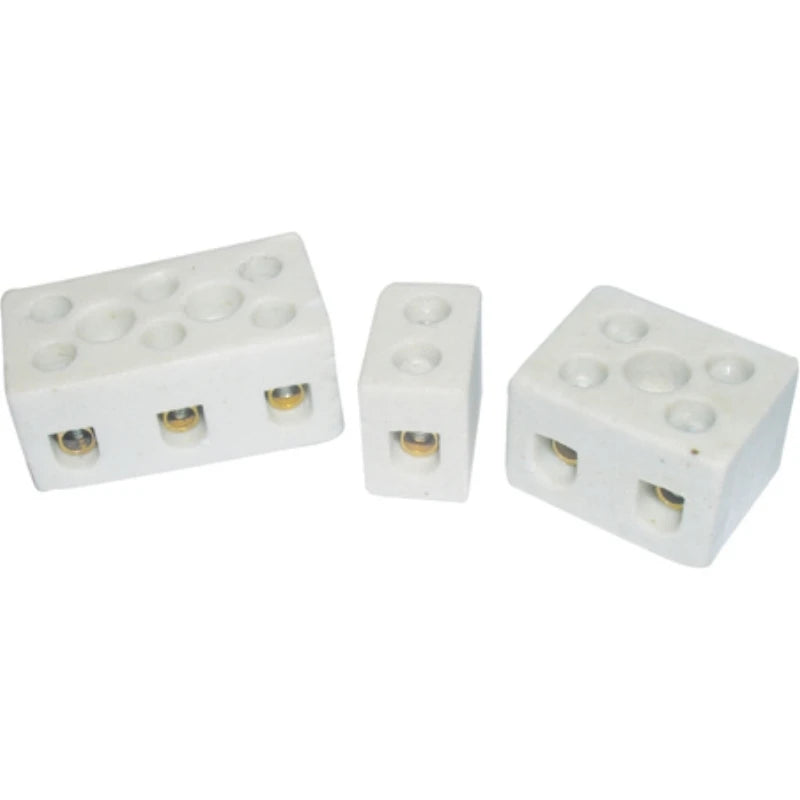Connector Porcelain 15A 3 Pole CHF — Trade Superstore Online