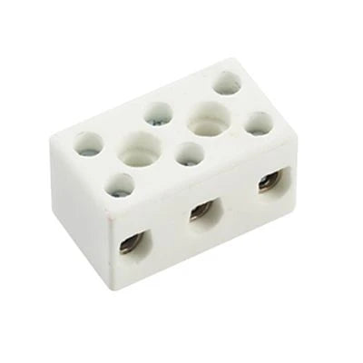 Connector Porcelain 15A 3 Pole CHF