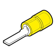 GF-PP Blade Terminal PVC Insulated 4-6mm² 2.9 X 33.3mm Yellow 1000/Pack