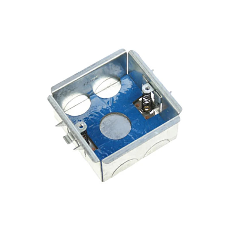 Galvanised Steel 1 Gang 35mm Deep FlameGuard Dry Lining Box