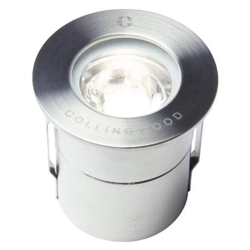 Groundlight Walk Over Flood Warm White LED 1W Stainless Steel IP68 GL019FWW