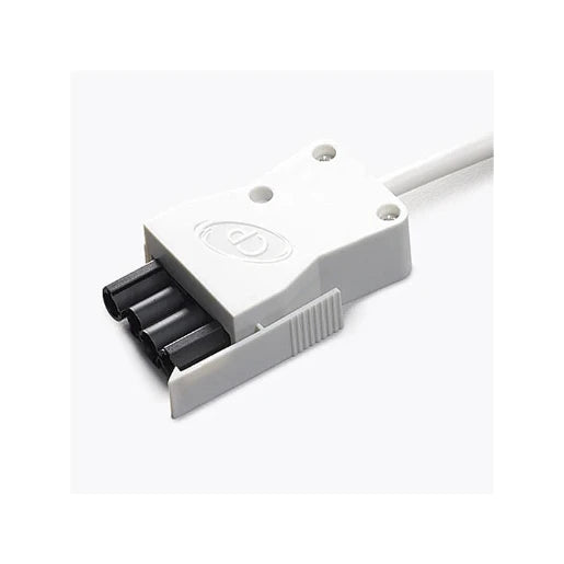 Switching Luminaire Lead 3 Core 4 Pole 1mm² x 5m White