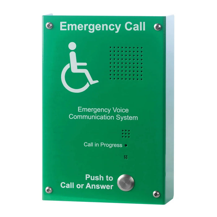 Outstation Handsfree Duplex Evc Outstation Green Mounting