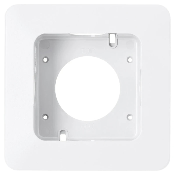 Bezel 1 Gang Flush Mounting 165X165X41mm White