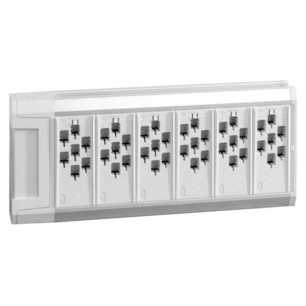 Klik Marshalling Box 6 Way 7P Single Supply 16A Wire In/Plug Out