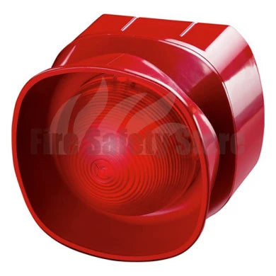 Xp95 Open-Area Multi-Tone Sounder Vid Red Body (Red Flash) Isolating