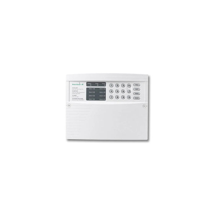 Control Panel 8 Zone 1A 230/115V Programmable White
