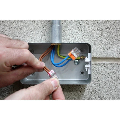 Connector In-Sure Push-In Wire 2 Port Red [Pack=100]