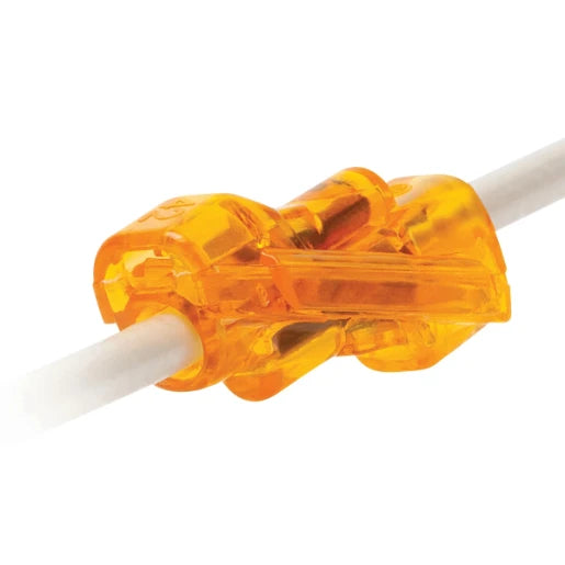 Connector Spliceline In-Line Wire 2 Port Orange [Pack=100]