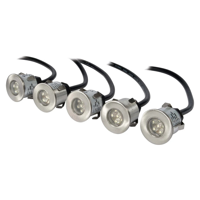 Groundlight Wall Recessed Cool White LED 0.5W Stainless Steel IP65