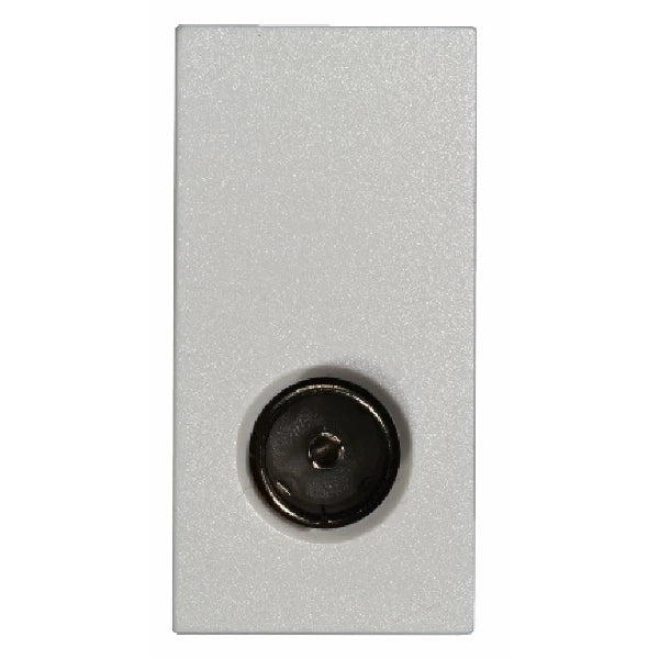 White EuroFix 50X25mm Modular TV Non Isolated