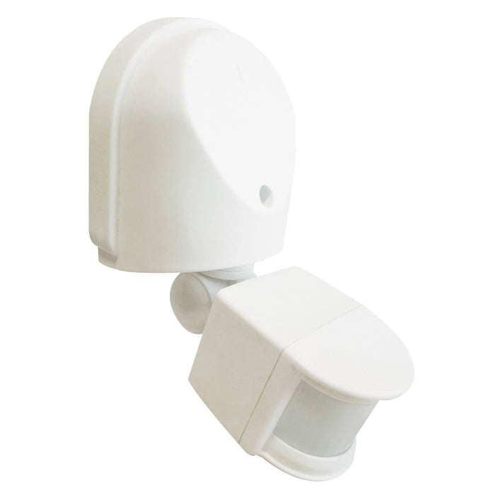 PIR Detector Standalone External Security Absence Sensor 180Degree IP44 White