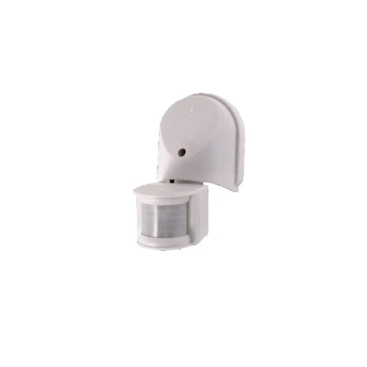 PIR Detector Standalone External Security Absence Sensor 180Degree IP44 White