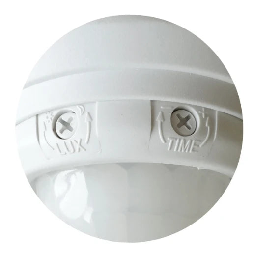 PIR Detector Adjustable Head External 360Degree IP44 White