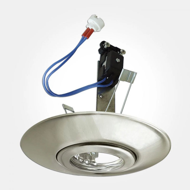 Brushed Nickel 1 X 50W Max Ip20 Mains / Low Voltage Ceiling Downlight Converter
