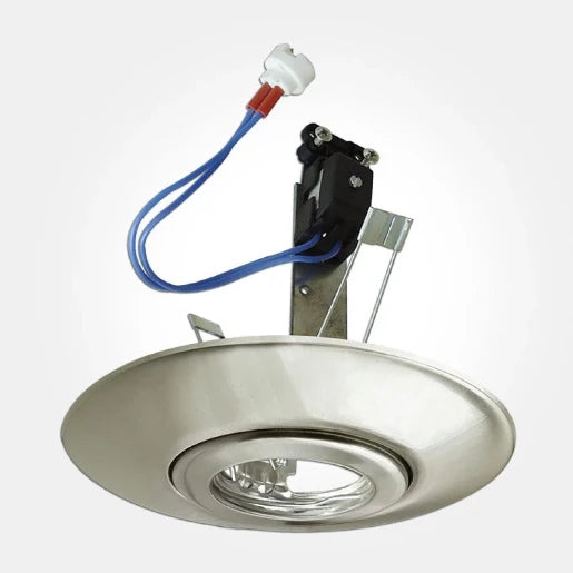 Brushed Nickel 1 X 50W Max Ip20 Mains / Low Voltage Ceiling Downlight Converter