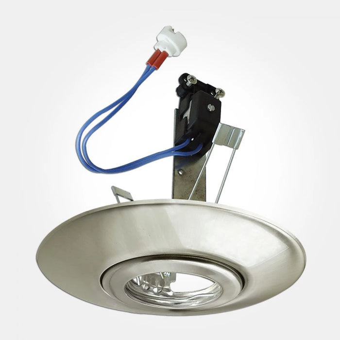 Brushed Nickel 1 X 50W Max Ip20 Mains / Low Voltage Ceiling Downlight Converter