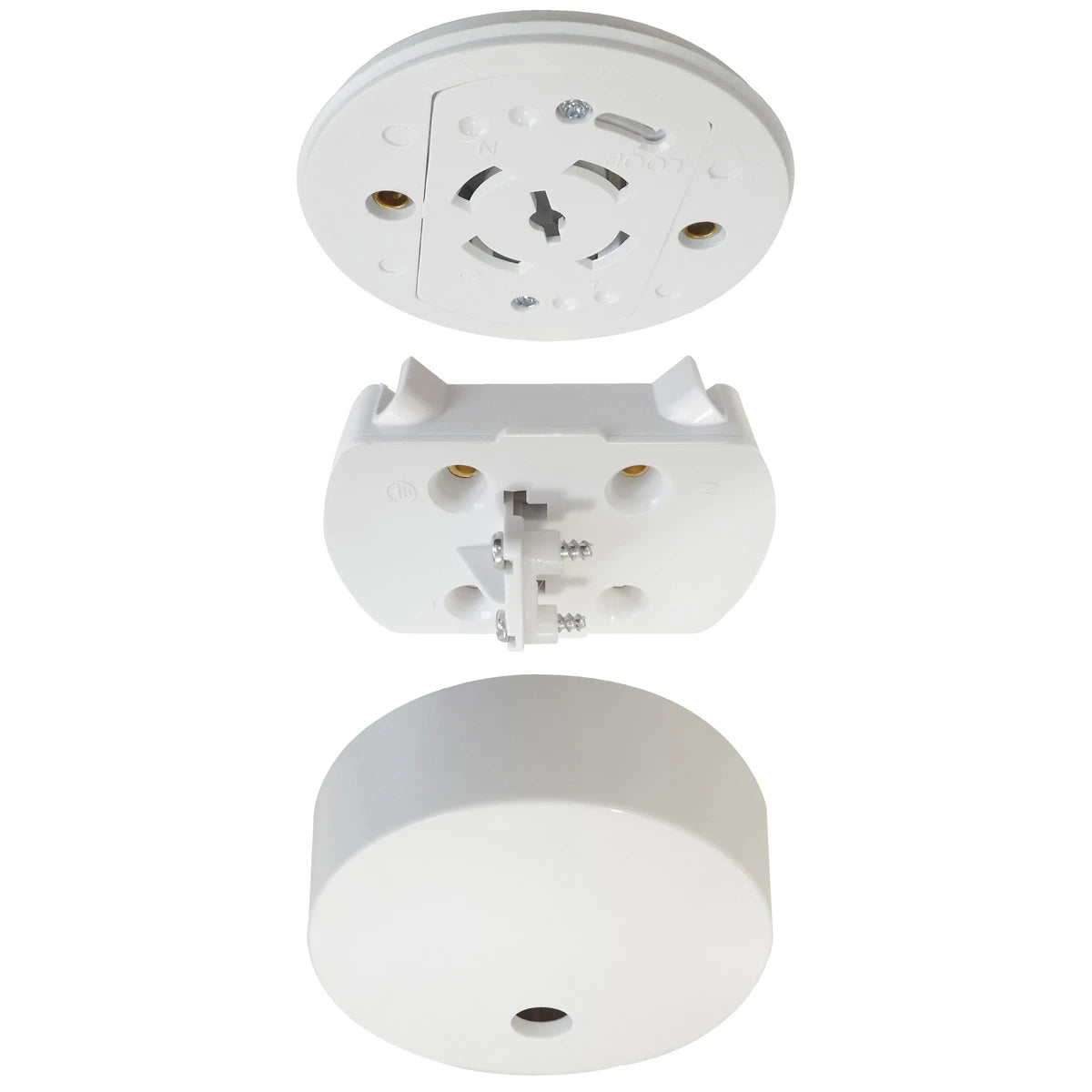 Ceiling Rose Unwired Plug In 83 x 36mm White — Trade Superstore Online