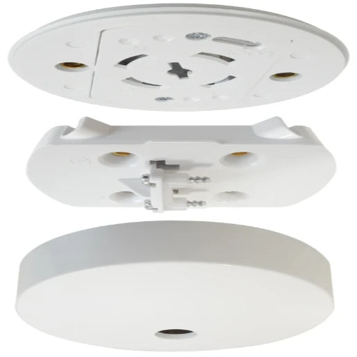 Ceiling Rose Unwired Plug In 83 x 36mm White