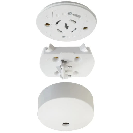 Ceiling Rose Unwired Plug In 83 x 36mm White