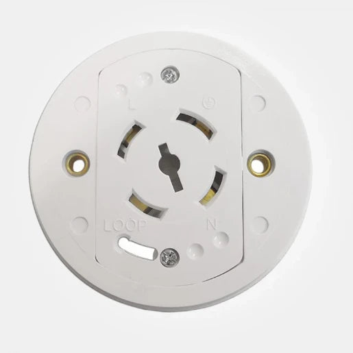 Ceiling Rose Unwired Plug In 83 x 36mm White