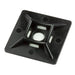 19mm x 19mm Black Cable Tie Adhesive Base