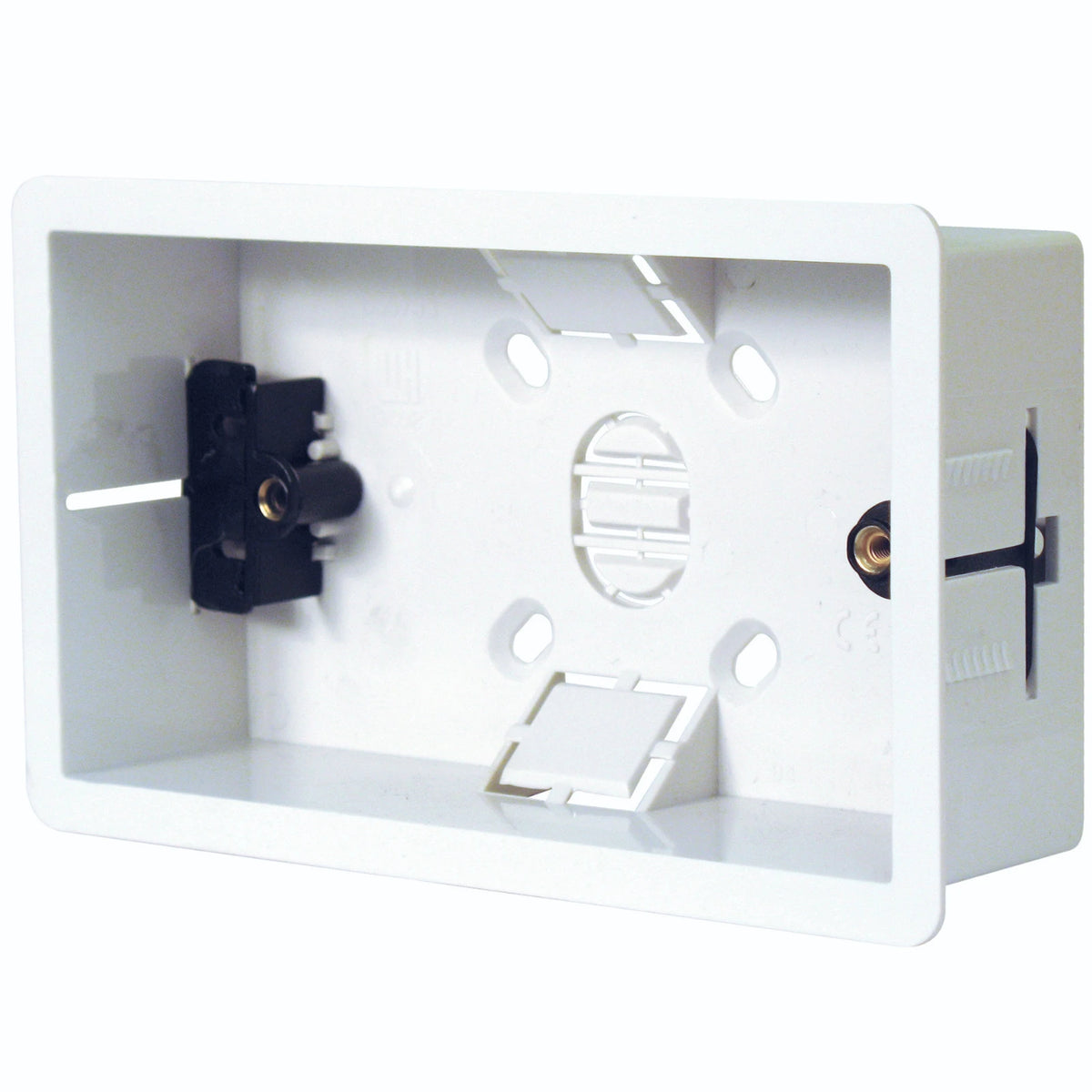 Dry Lining Box Surface Fast Fix 2 Gang 35mm White — Trade Superstore Online