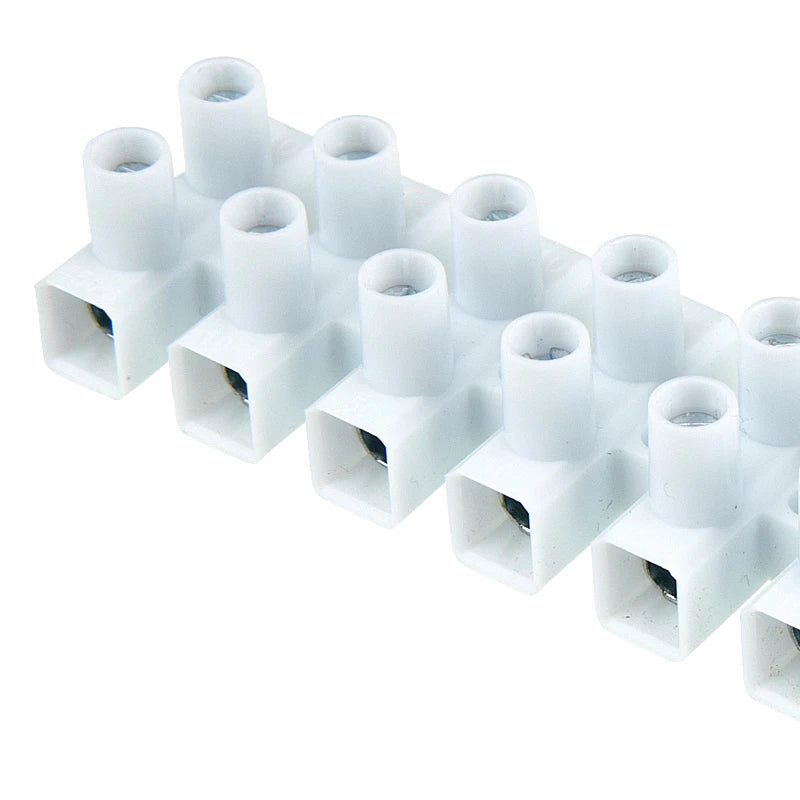 12 Way Strip Connector 450V 15A White