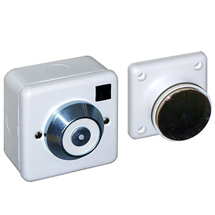Deedlock Electro-Magnetic Hold Open Magnet Wall Door - Metal (230V AC)