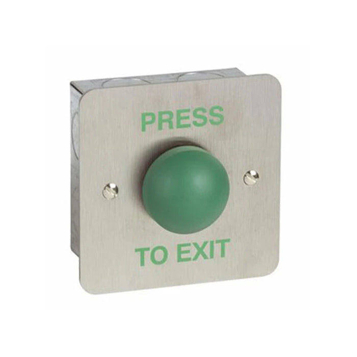 Button Press To Exit Printed Heavy Duty 30V AC/DC 4A Stainless Steel