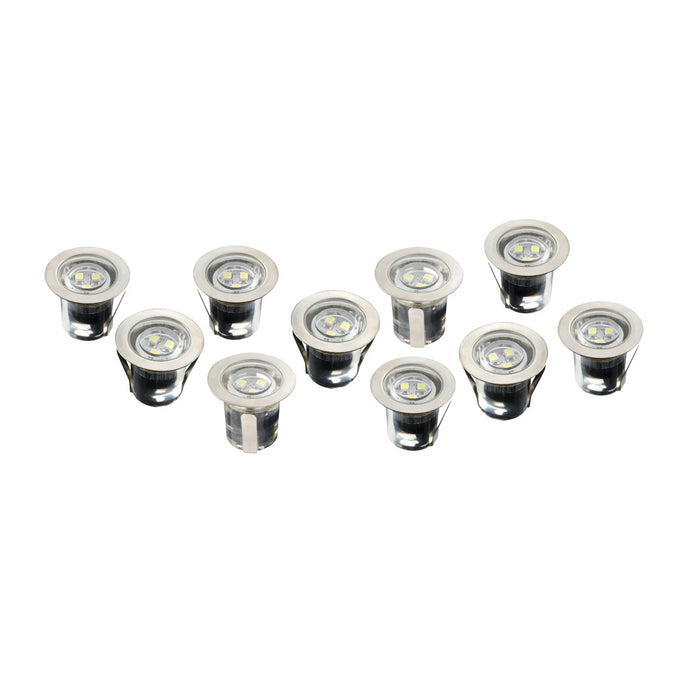 Groundlight Kit Prewired 10 x 3 Smd White LEDs 0.12W+Driver IP68