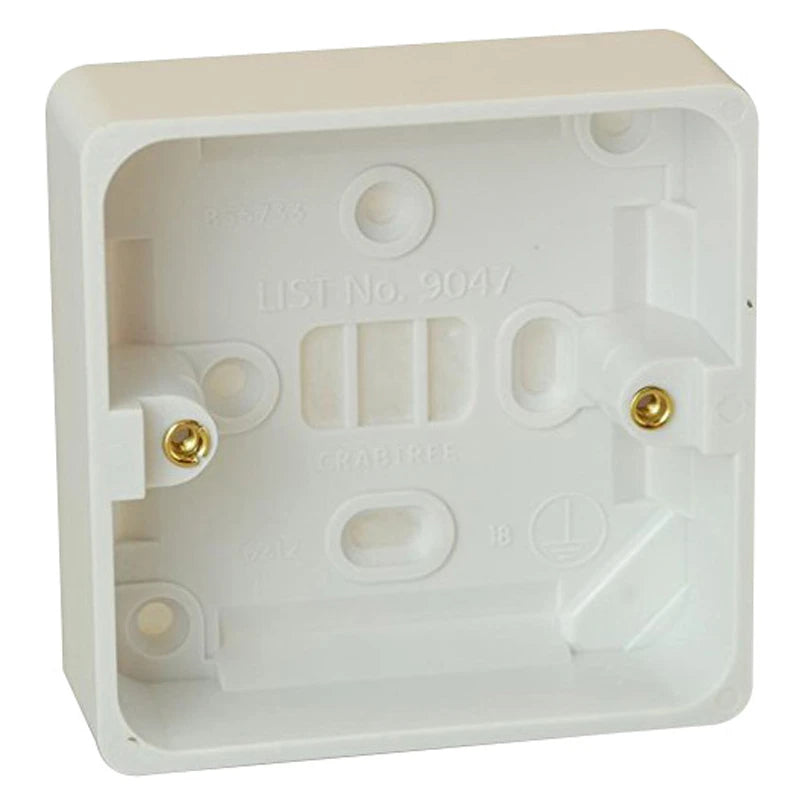 1 Gang 29mm Surface Installation Box
