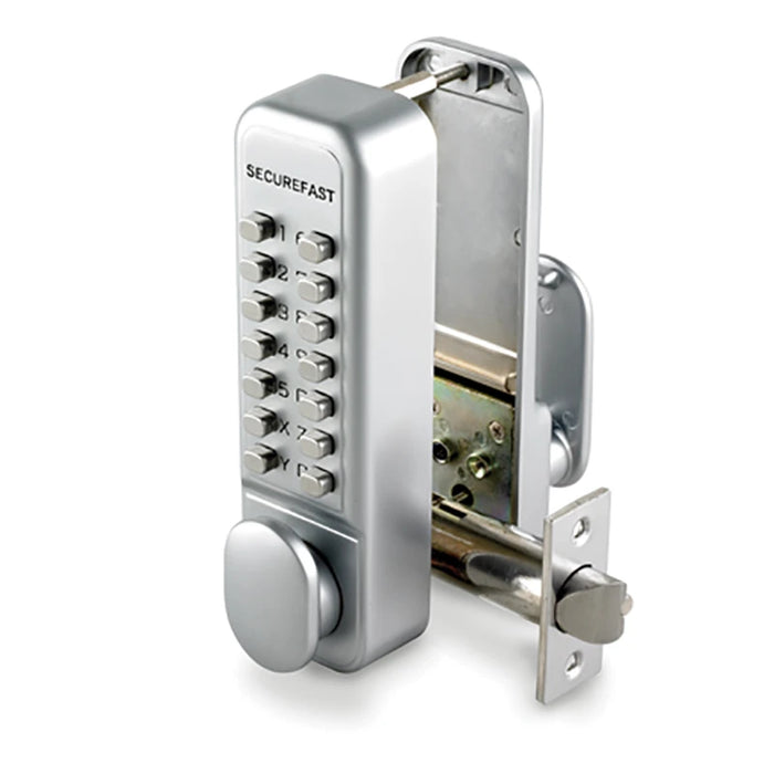 Easy Code Mechanical Digital Lock with Knob & Holdback