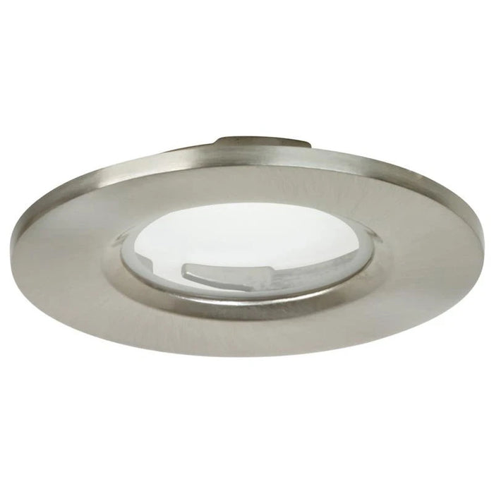 Bezel Fixed Downlight 88mm Satin Nickel