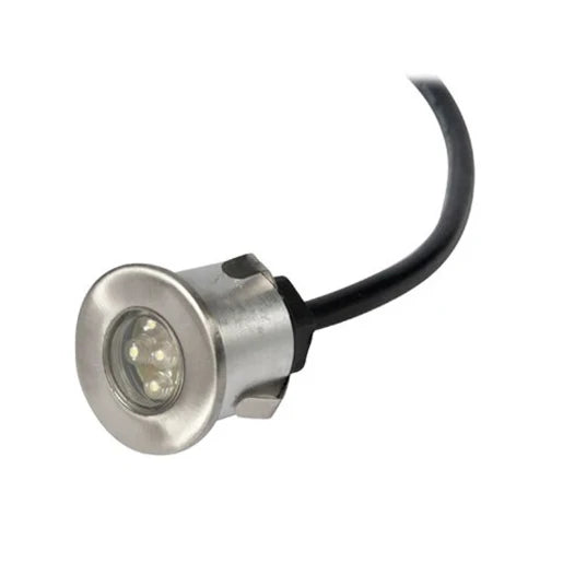 Groundlight Wall Recessed Warm White LED 0.5W Stainless Steel IP65