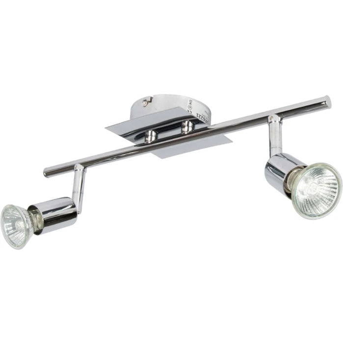 Spotlight 2 Light Bar GU10 IP44 50W Chrome