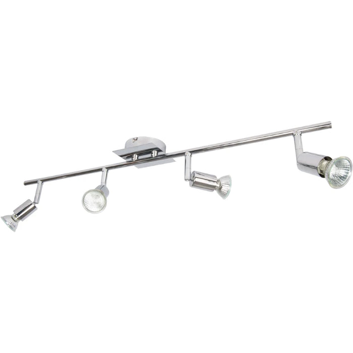 Spotlight 4 Light Bar GU10 IP44 50W Chrome