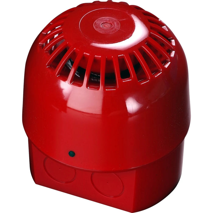Sounder Open Area Red Alarmsense IP65
