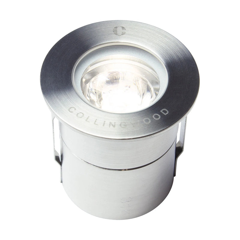 Groundlight Walk Over Flood 1W Stainless Steel Neutral White LED IP68