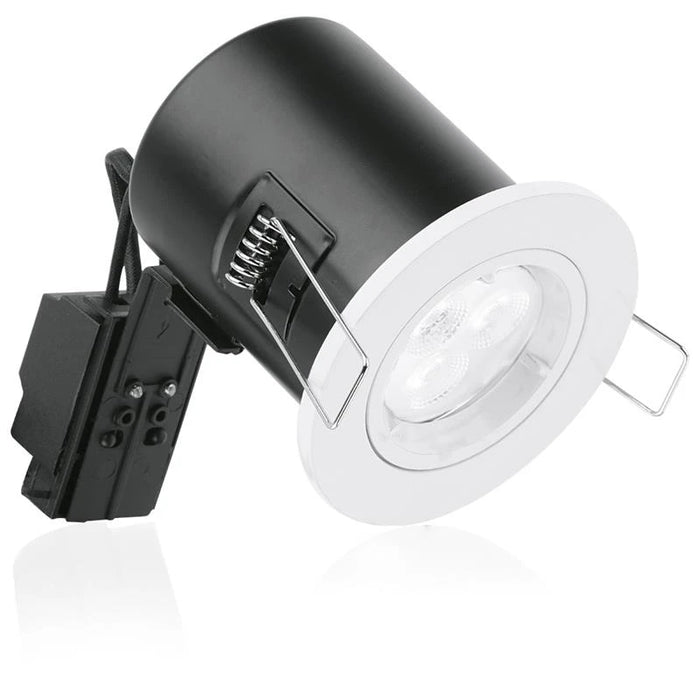 Downlight Fixed Acoustic Fire Protected 240V White Lock Ring