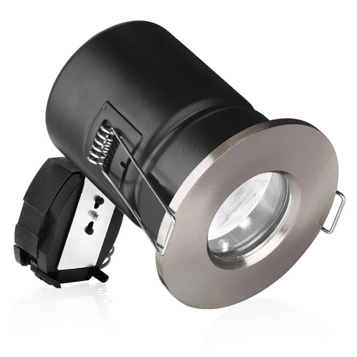 Downlight Fixed ACoustic Fire Protected 240V Satinnickel Lockring
