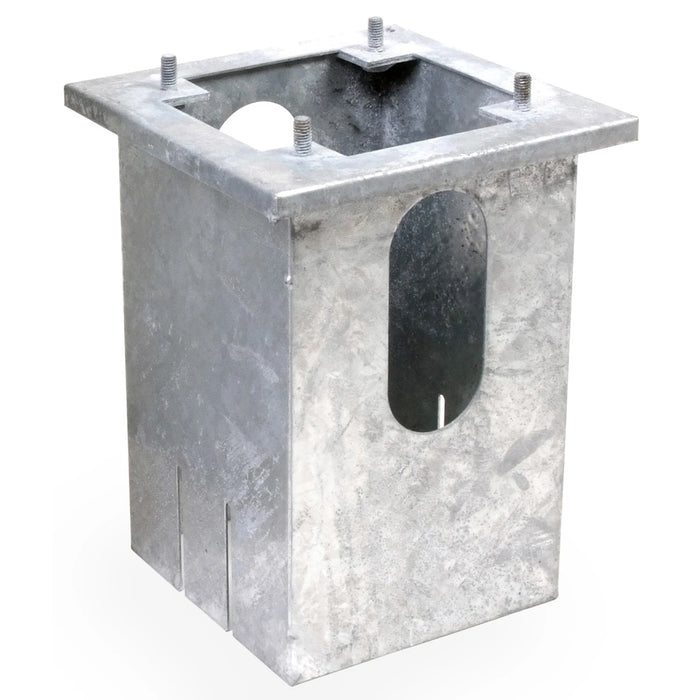 BasicCharge/Classic Galvanised Steel Ground EV Mounting Base