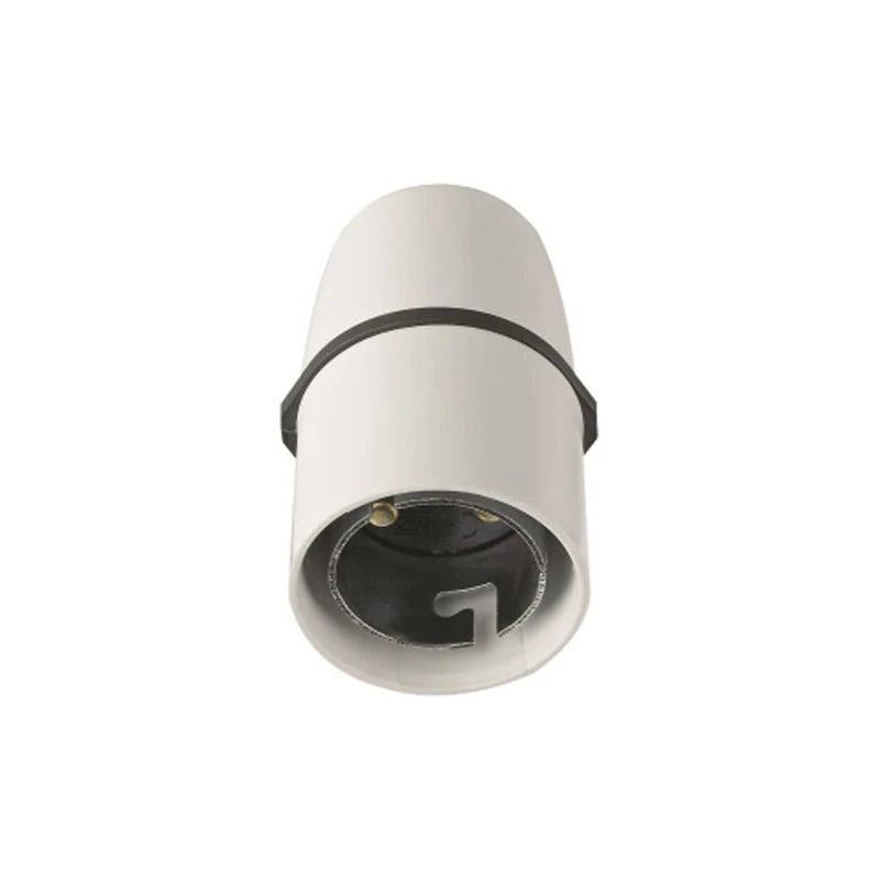 Lamp Holder Pendant BC Cord Grip White