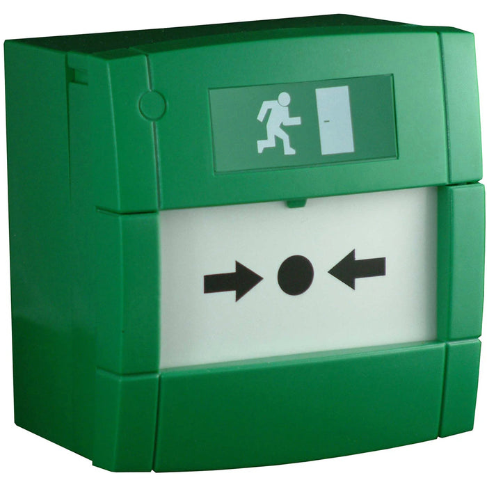 1-Pole KAC Resettable Call Point Green