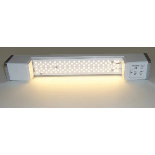Shaverlight LED Dual Voltage 6.7W White/Silver